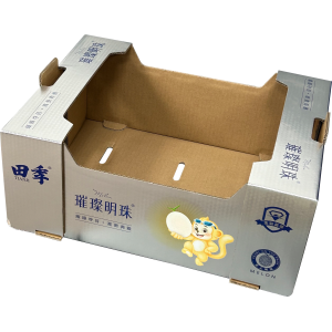 Opening cardboard boxes for melons