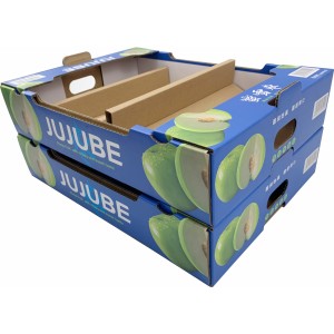 Opening cardboard boxes for jujubes