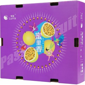 Top and bottom cover cardboard boxes for passion fruit