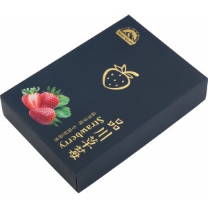 Top and bottom cover cardboard boxes for strawberries