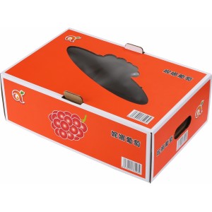Top and bottom cover cardboard boxes for grapes