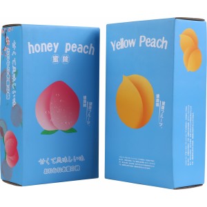 Top and bottom cover cardboard boxes for honey peaches