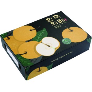 Top and bottom cover cardboard boxes for pears