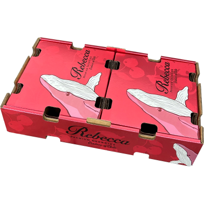 Cherries Carton Boxes of 2 in 1
